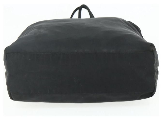 PRADA Tote Bag Nylon Black Silver - vista 9