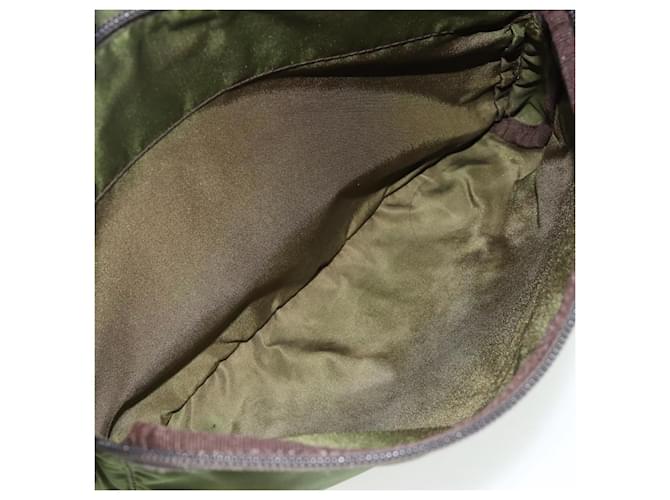 PRADA Shoulder Bag Nylon Khaki Silver - vista 27