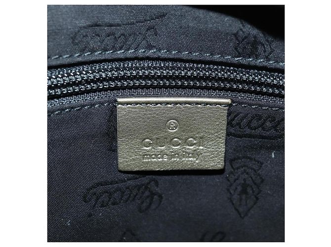 GUCCI GG Implementation Shoulder Bag PVC Gray Silver 201447 - vista 18
