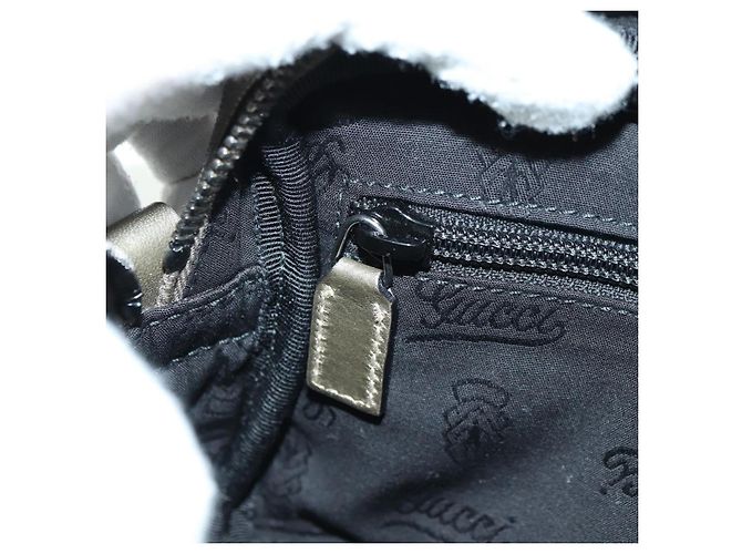 GUCCI GG Implementation Shoulder Bag PVC Gray Silver 201447 - vista 22