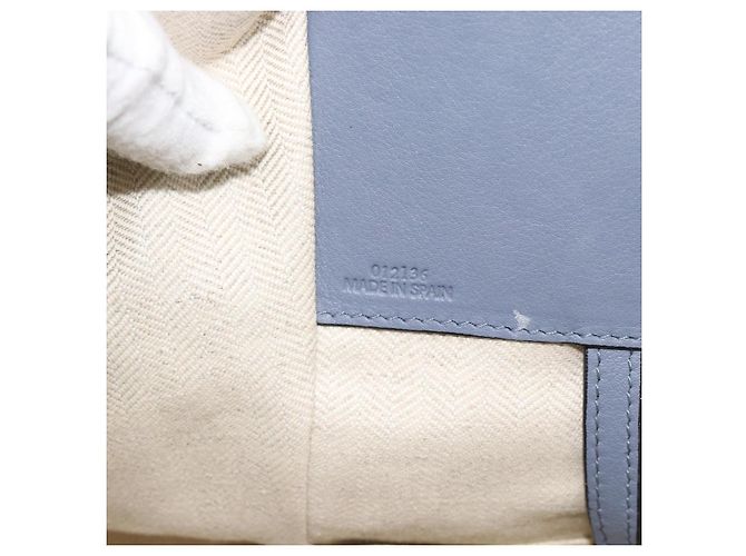 LOEWE Hammock Small Hand Bag Leather 2way Light Blue Gold - vista 11