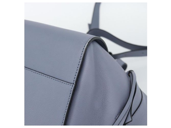 LOEWE Hammock Small Hand Bag Leather 2way Light Blue Gold - vista 9