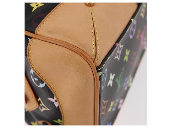 LOUIS VUITTON Monogram Multicolor Claudia Hand Bag Black M40194 - vista 10