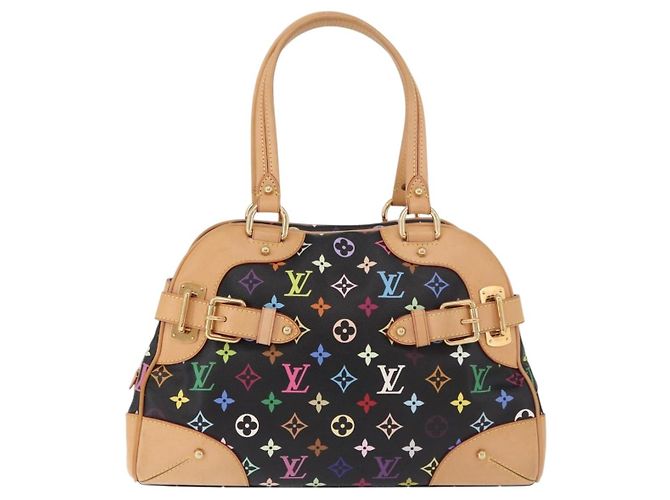 LOUIS VUITTON Monogram Multicolor Claudia Hand Bag Black M40194 - vista 3