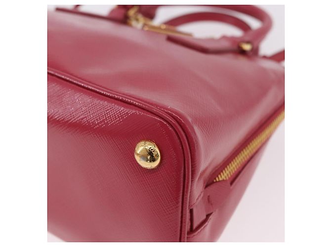 PRADA Hand Bag Saffiano Leather 2way Pink Gold - vista 14