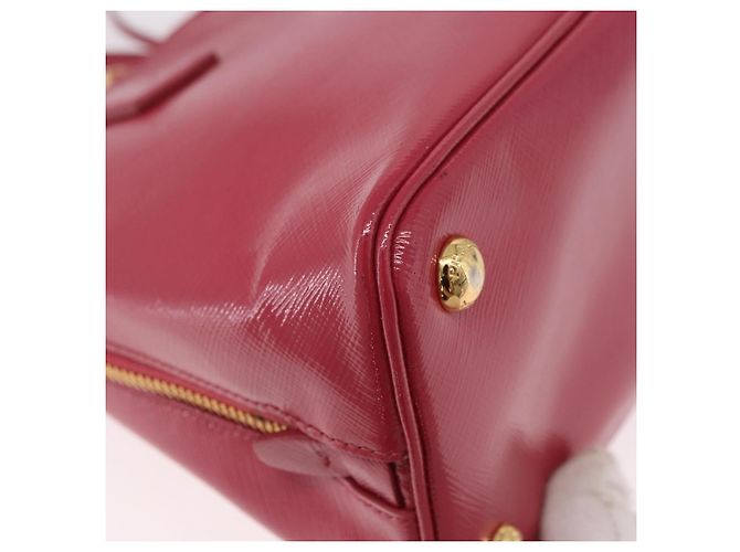 PRADA Hand Bag Saffiano Leather 2way Pink Gold - vista 15