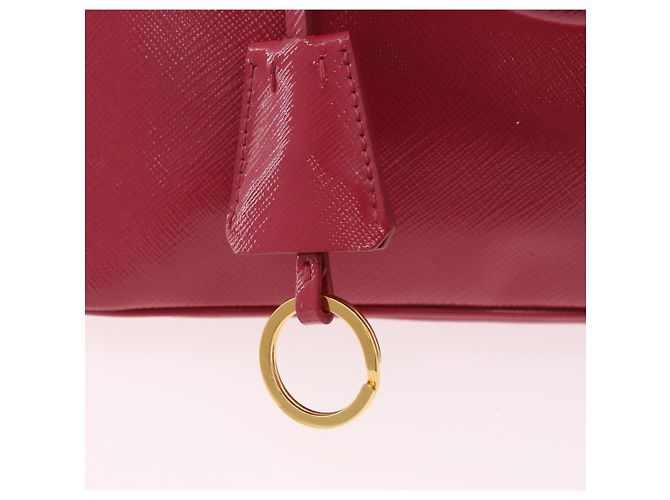 PRADA Hand Bag Saffiano Leather 2way Pink Gold - vista 17