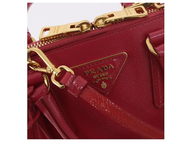 PRADA Hand Bag Saffiano Leather 2way Pink Gold - vista 19