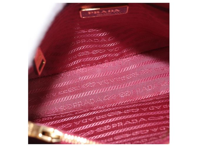 PRADA Hand Bag Saffiano Leather 2way Pink Gold - vista 21