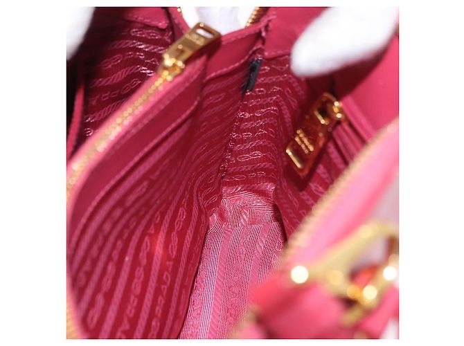 PRADA Hand Bag Saffiano Leather 2way Pink Gold - vista 23
