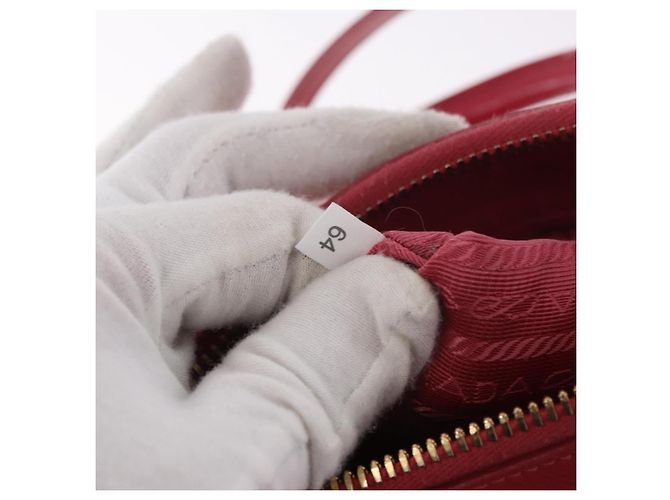 PRADA Hand Bag Saffiano Leather 2way Pink Gold - vista 32