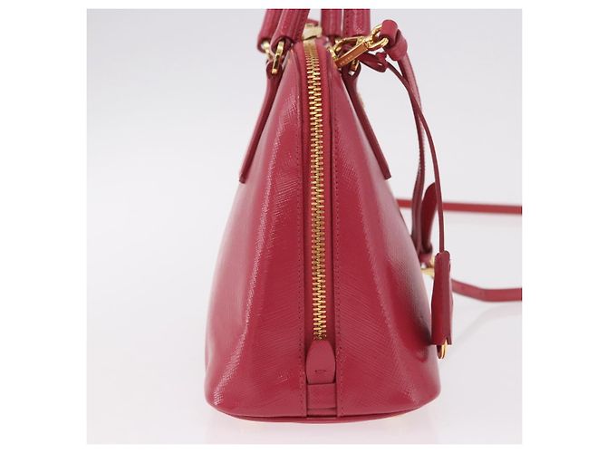 PRADA Hand Bag Saffiano Leather 2way Pink Gold - vista 5
