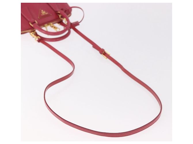 PRADA Hand Bag Saffiano Leather 2way Pink Gold - vista 9