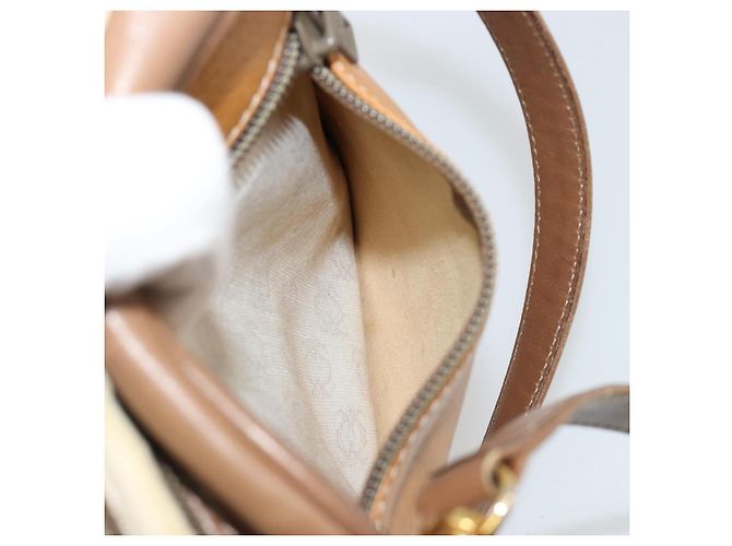 LOEWE Shoulder Bag Leather Brown gold - vista 12
