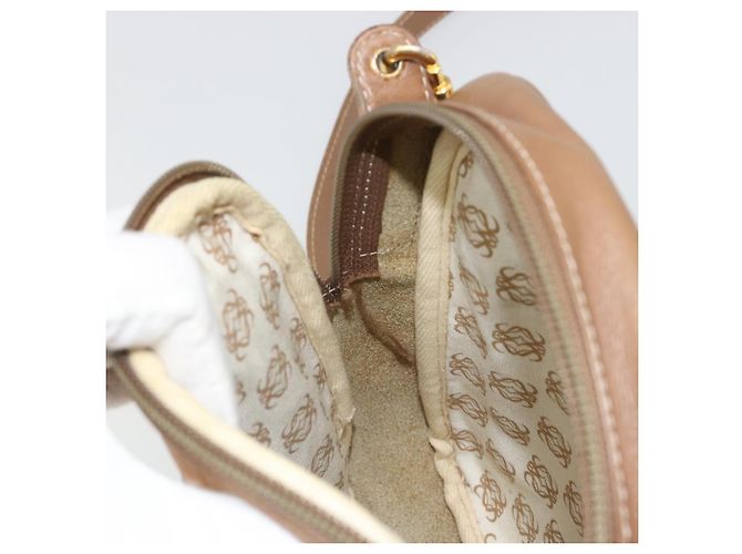 LOEWE Shoulder Bag Leather Brown gold - vista 18