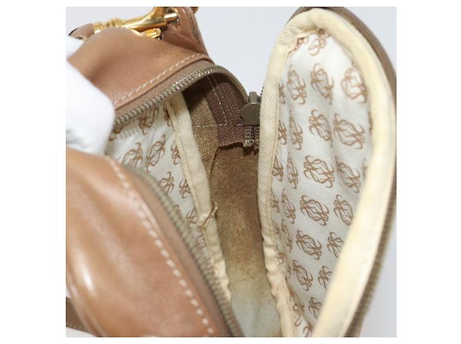 LOEWE Shoulder Bag Leather Brown gold - vista 19