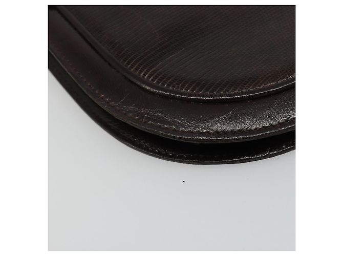 SAINT LAURENT Shoulder Bag Leather Brown Gold - vista 11