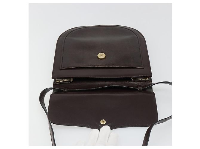 SAINT LAURENT Shoulder Bag Leather Brown Gold - vista 16