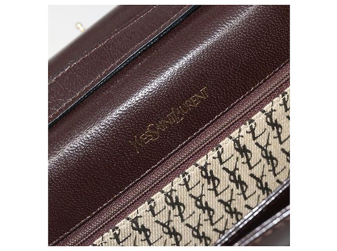 SAINT LAURENT Shoulder Bag Leather Brown Gold - vista 17