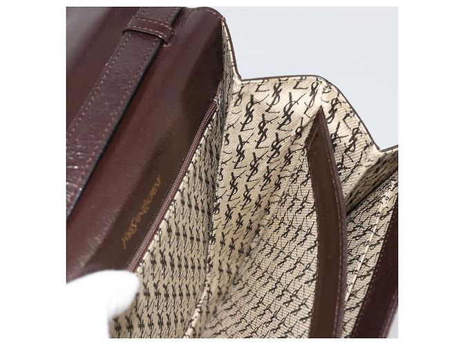 SAINT LAURENT Shoulder Bag Leather Brown Gold - vista 19