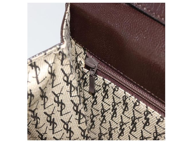 SAINT LAURENT Shoulder Bag Leather Brown Gold - vista 21