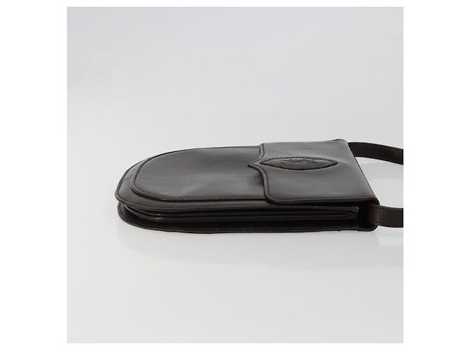 SAINT LAURENT Shoulder Bag Leather Brown Gold - vista 4