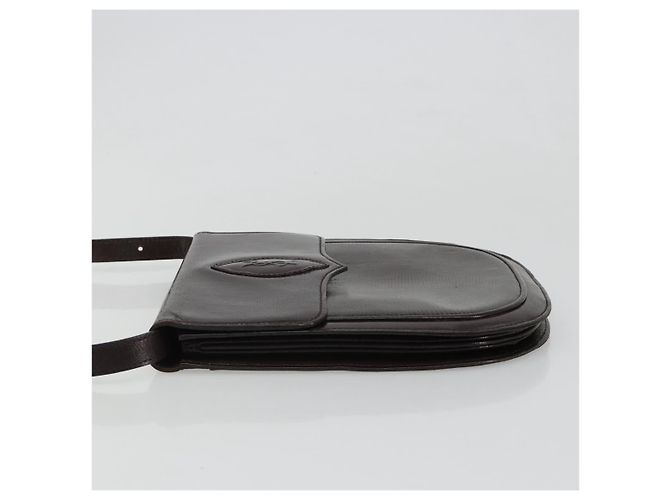 SAINT LAURENT Shoulder Bag Leather Brown Gold - vista 5