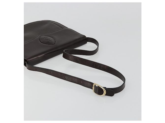 SAINT LAURENT Shoulder Bag Leather Brown Gold - vista 7