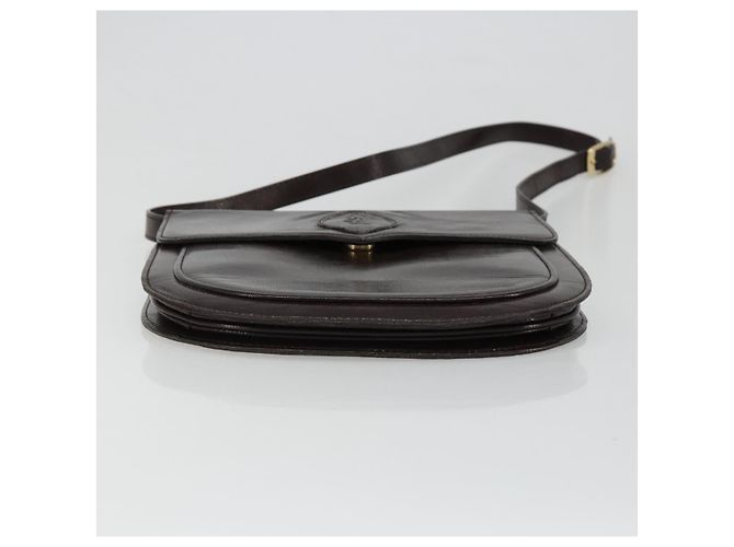 SAINT LAURENT Shoulder Bag Leather Brown Gold - vista 9