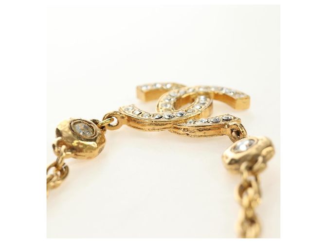 CHANEL COCO Mark Necklace metal Gold Tone CC - vista 15
