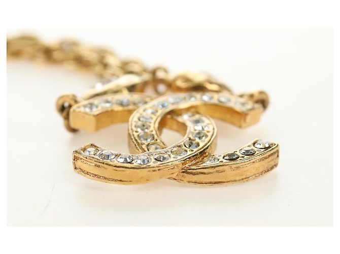 CHANEL COCO Mark Necklace metal Gold Tone CC - vista 16