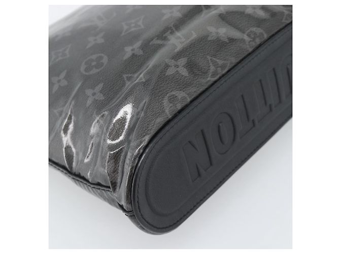 LOUIS VUITTON Monogram Eclipse Glaze Pochette Cosmos Black M63373 - vista 16