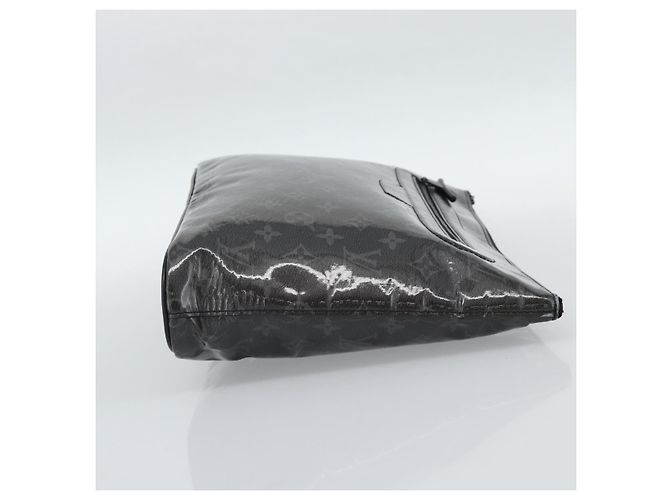LOUIS VUITTON Monogram Eclipse Glaze Pochette Cosmos Black M63373 - vista 4