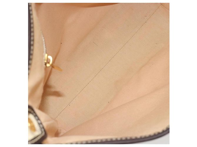 Céline CELINE Macadam Canvas Shoulder Bag PVC Leather Ivory Gold - vista 16