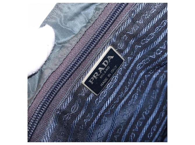 PRADA Chain Shoulder Backpack Nylon Green Silver - vista 20