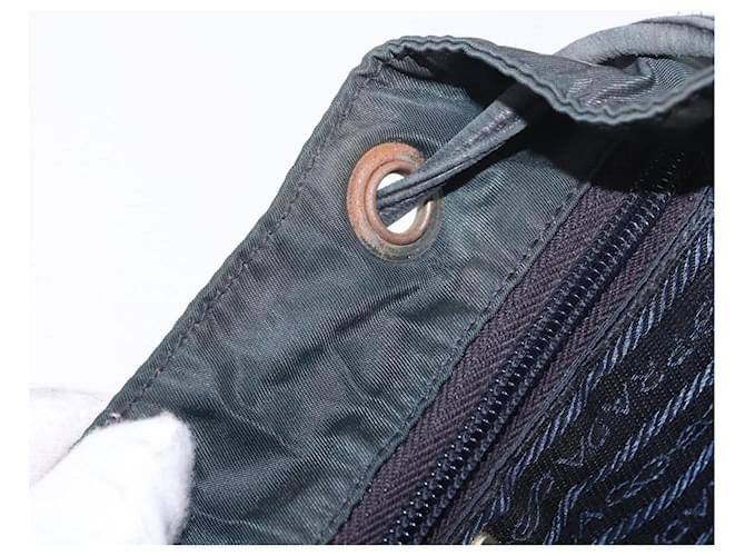 PRADA Chain Shoulder Backpack Nylon Green Silver - vista 21