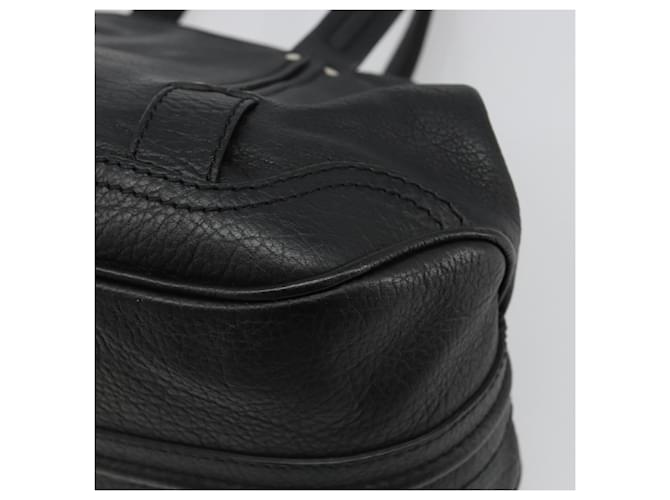 Céline CELINE Triomphe Hand Bag Leather Black Silver - vista 12