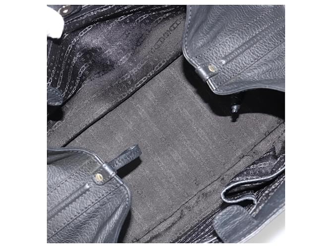 Céline CELINE Triomphe Hand Bag Leather Black Silver - vista 15