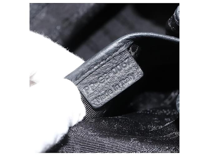 Céline CELINE Triomphe Hand Bag Leather Black Silver - vista 20