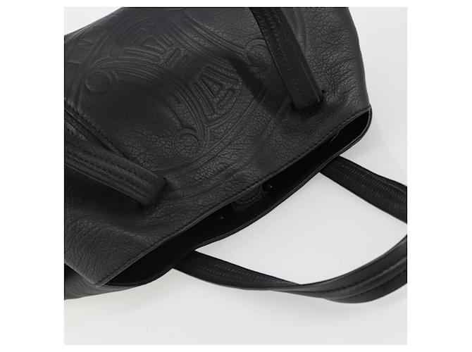Céline CELINE Triomphe Hand Bag Leather Black Silver - vista 6