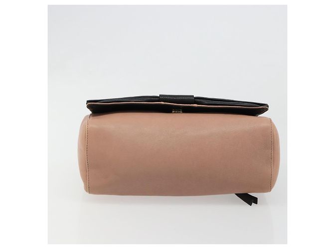 Chloé Chloe Chain June Shoulder Bag Leather Pink Gold - vista 10