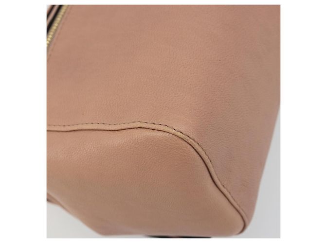 Chloé Chloe Chain June Shoulder Bag Leather Pink Gold - vista 14