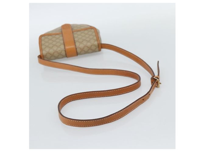 Céline CELINE Bolso de hombro de lona Macadam PVC Beige Dorado - vista 7