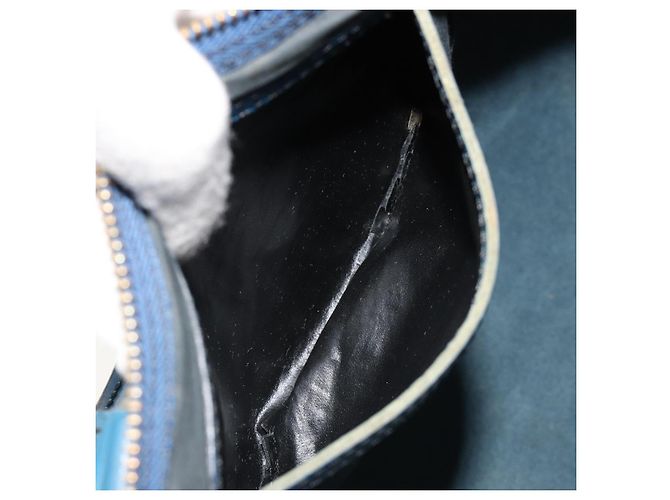 LOUIS VUITTON Epi Speedy 35 Hand Bag Toledo Blue M42995 LV - vista 20