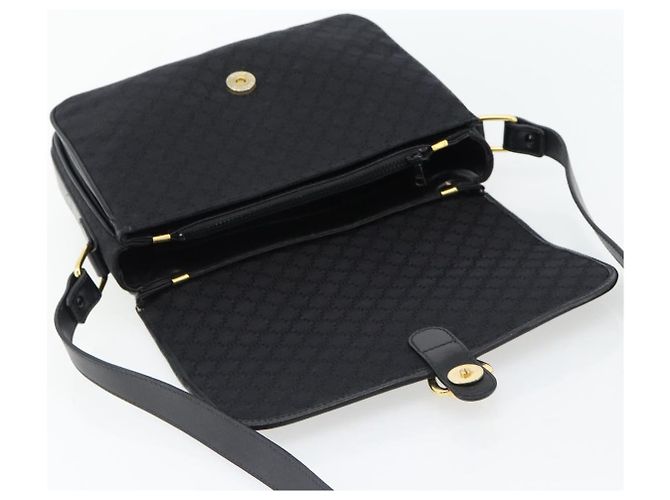 Céline CELINE Macadam Canvas Shoulder Bag Black Gold - vista 17