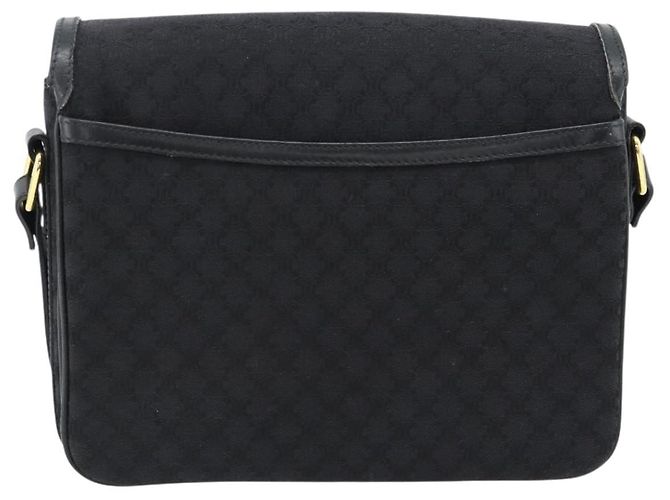 Céline CELINE Macadam Canvas Shoulder Bag Black Gold - vista 2