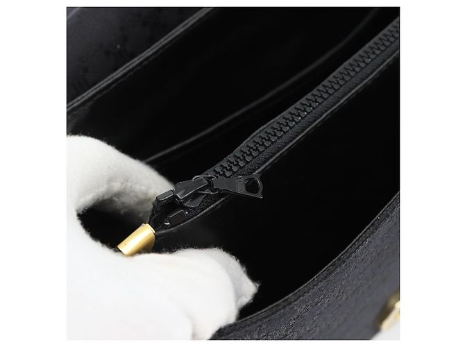 Céline CELINE Macadam Canvas Shoulder Bag Black Gold - vista 22