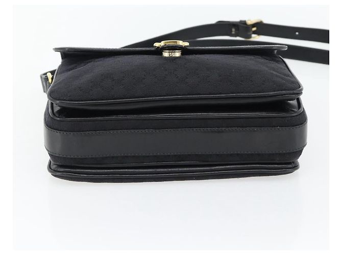 Céline CELINE Macadam Canvas Shoulder Bag Black Gold - vista 5