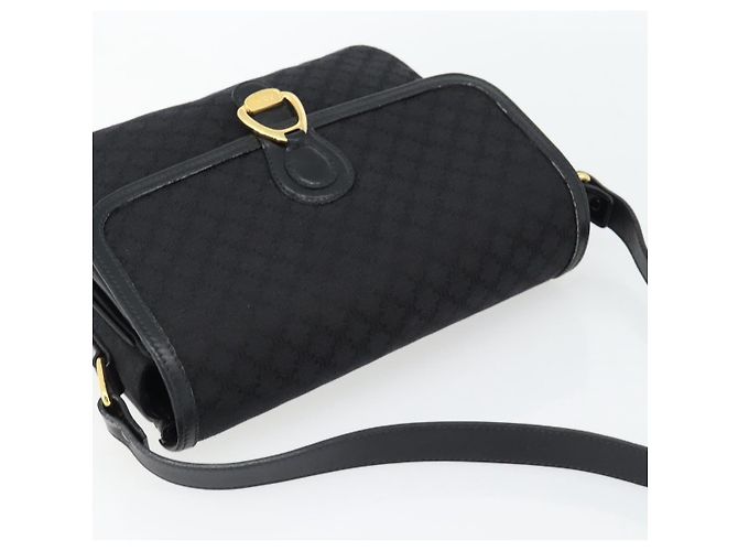 Céline CELINE Macadam Canvas Shoulder Bag Black Gold - vista 6