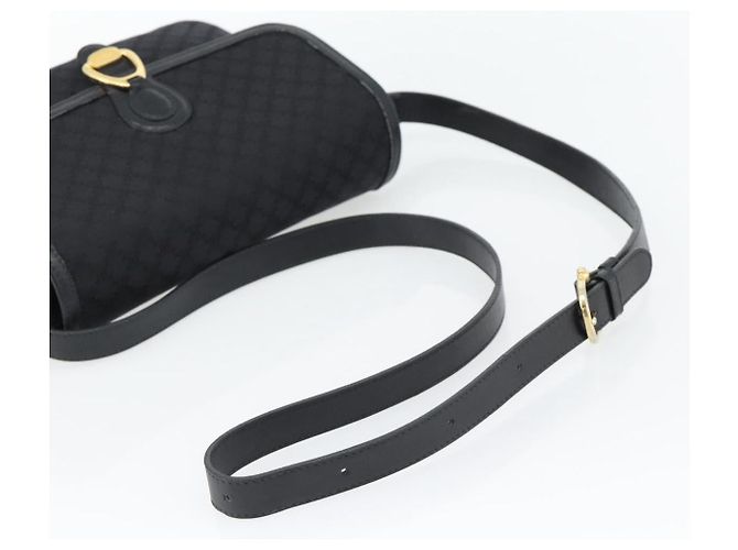 Céline CELINE Macadam Canvas Shoulder Bag Black Gold - vista 7